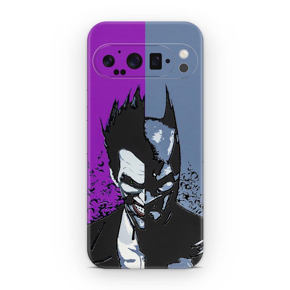 Pixel 9 pro batman vs joker 3d skin wrapitskin