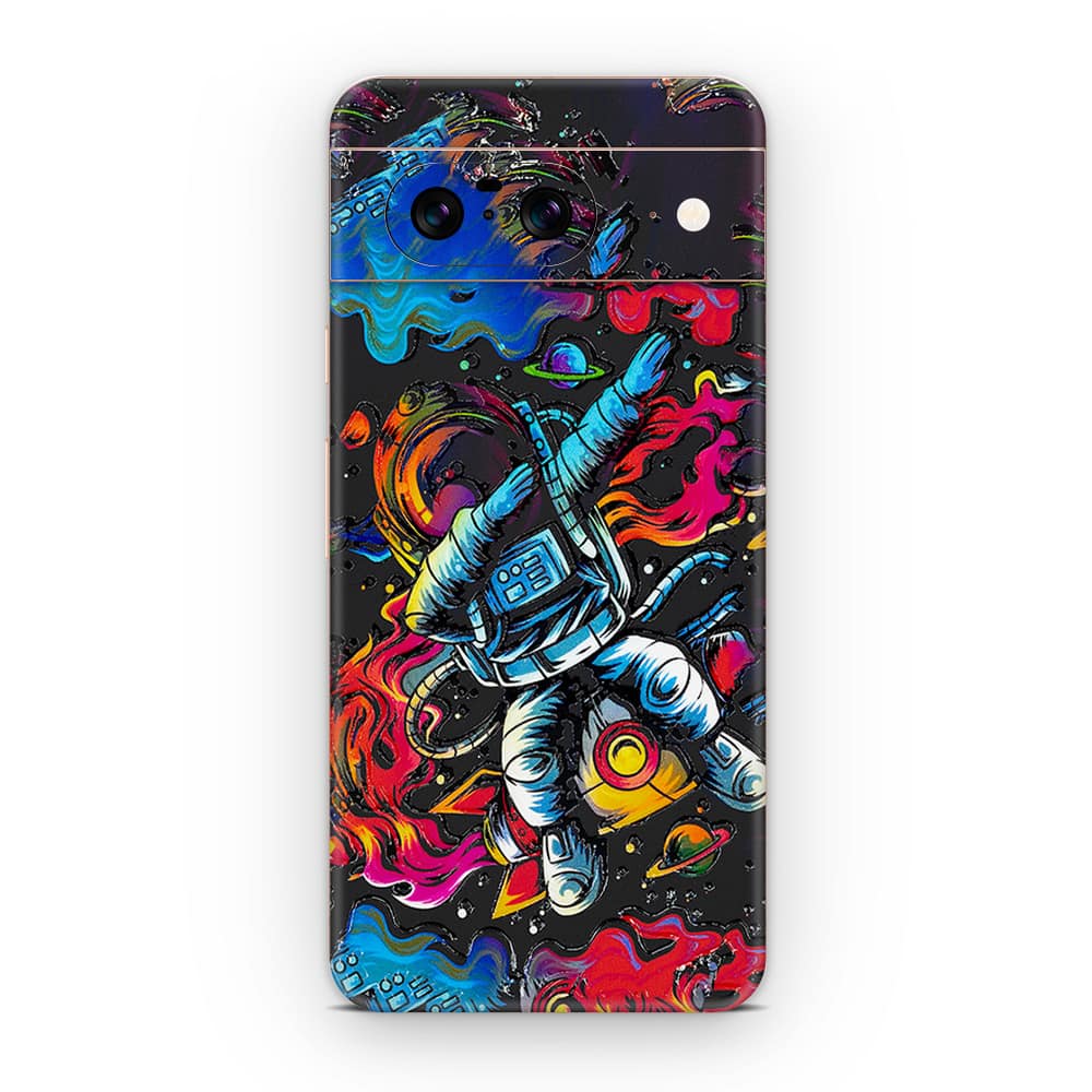 Pixel 8 trippy astronaut 3d skin wrapitskin