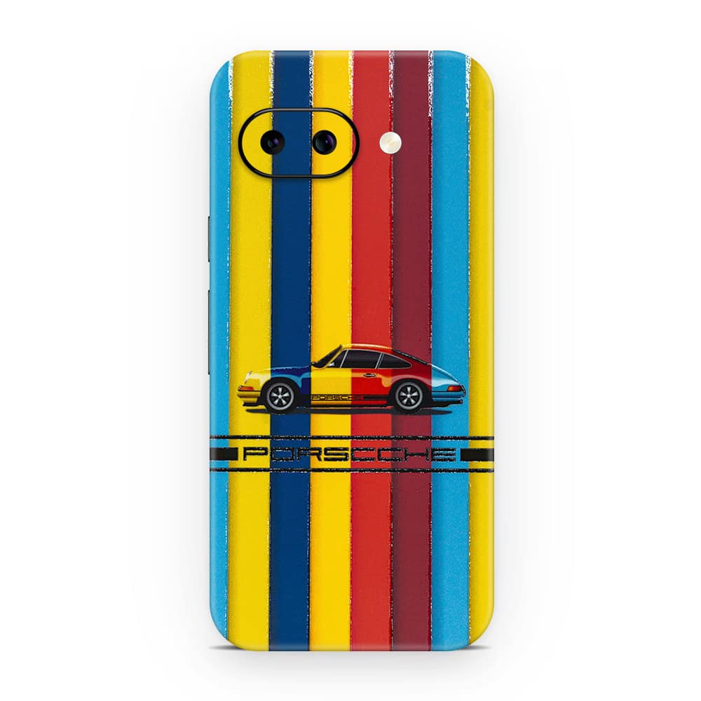 Pixel 9a porsche multicolor 3d skin wrapitskin