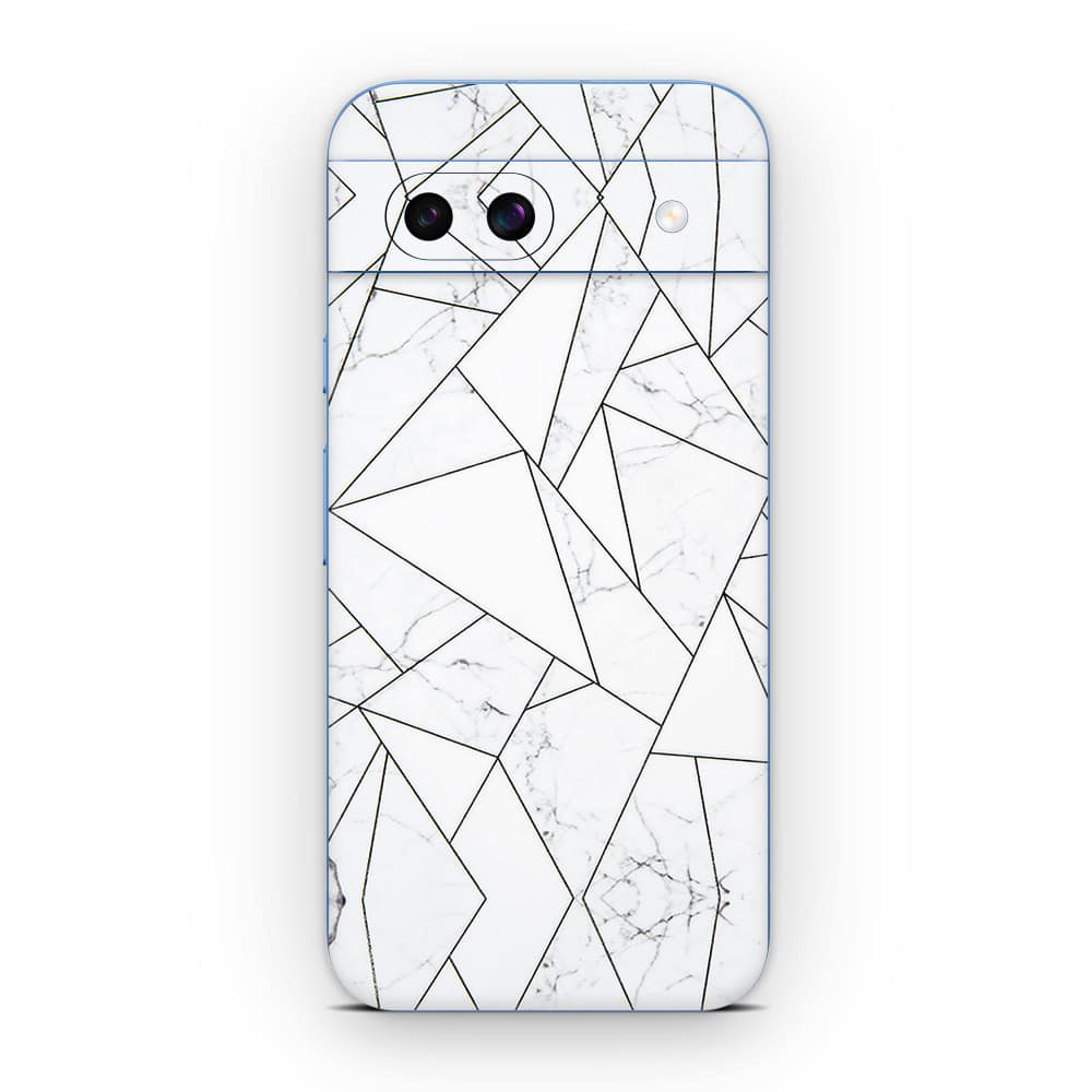 Pixel 8a marble grid 3d skin wrapitskin