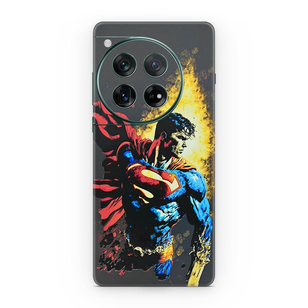 Oneplus 12 superman comic 3d skin wrapitskin