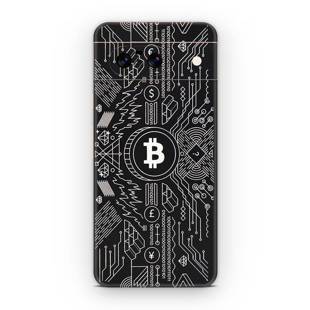 Pixel 8 bitcoin 3d skin wrapitskin