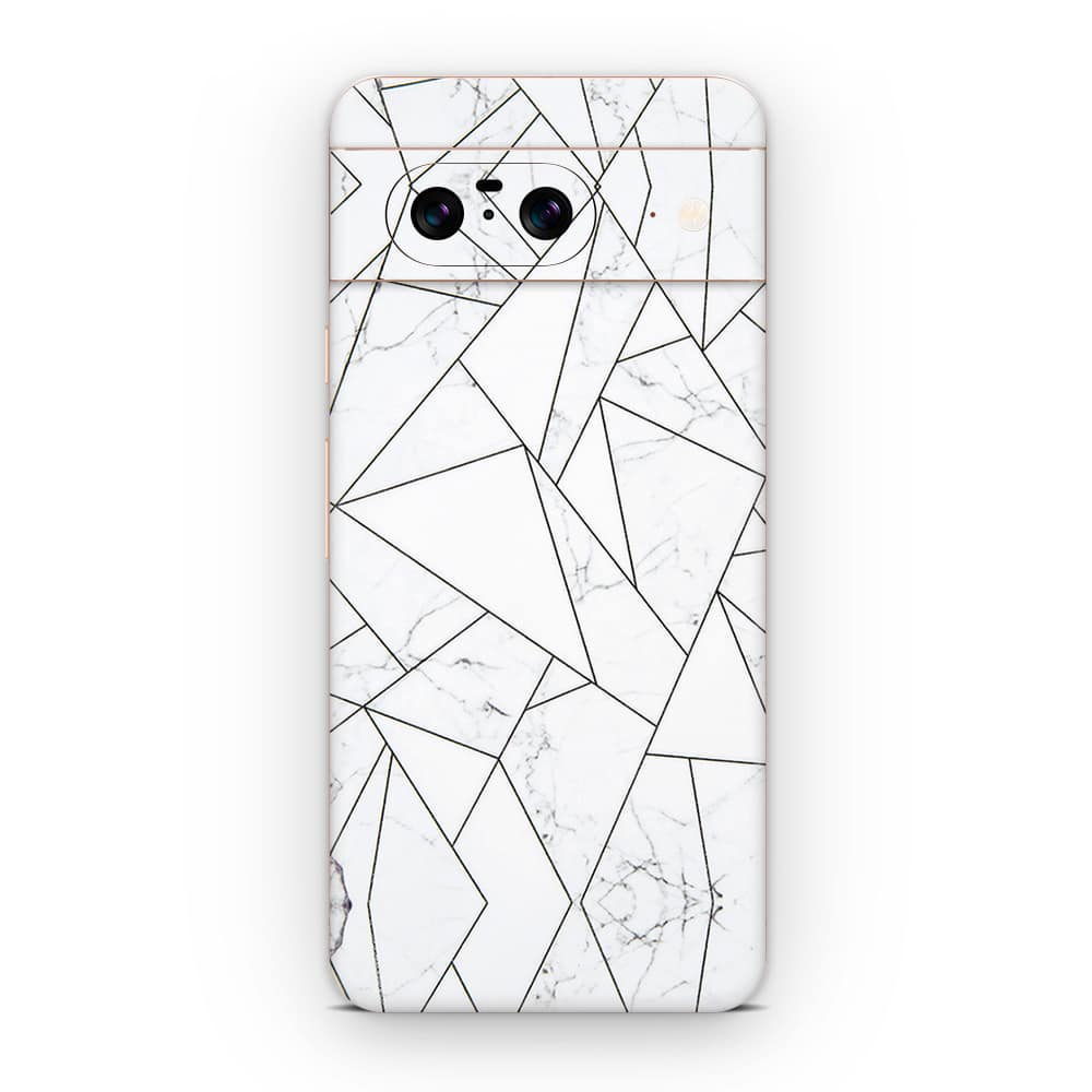 Pixel 8 marble grid 3d skin wrapitskin