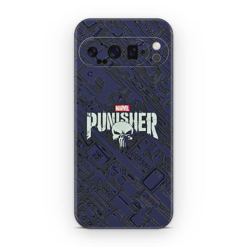 Pixel 9 pro punisher 3d skin wrapitskin