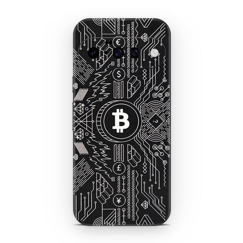 Pixel 10 bitcoin 3d skin wrapitskin