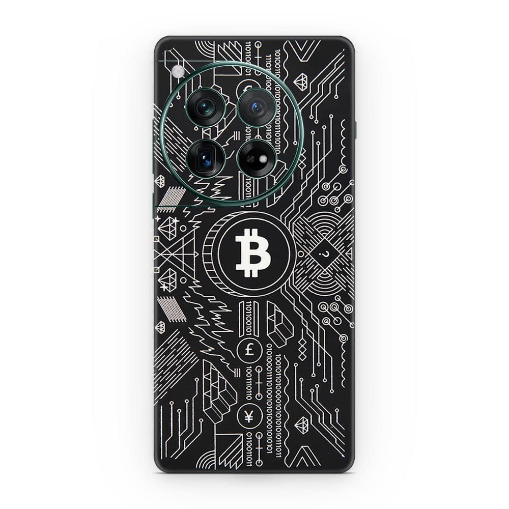 Oneplus 12 bitcoin 3d skin wrapitskin