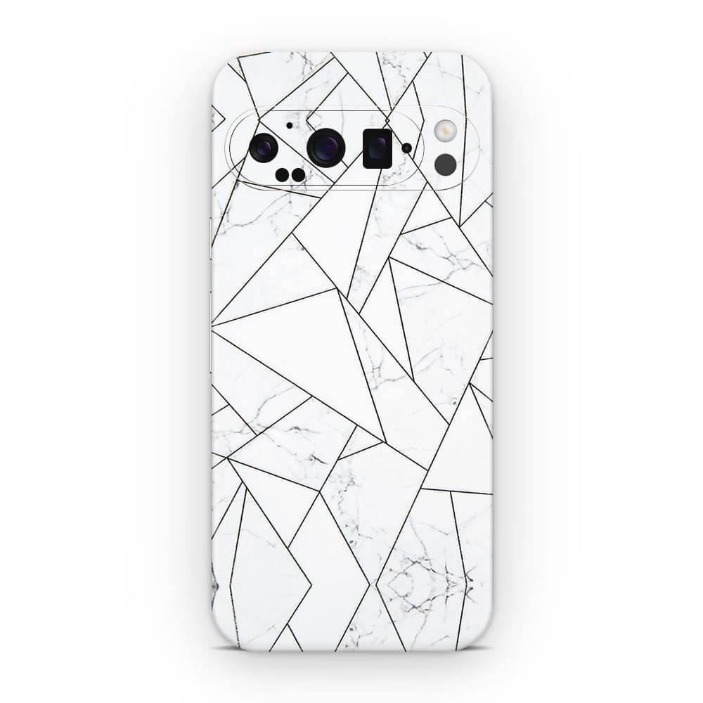 Pixel 9 pro xl marble grid 3d skin wrapitskin