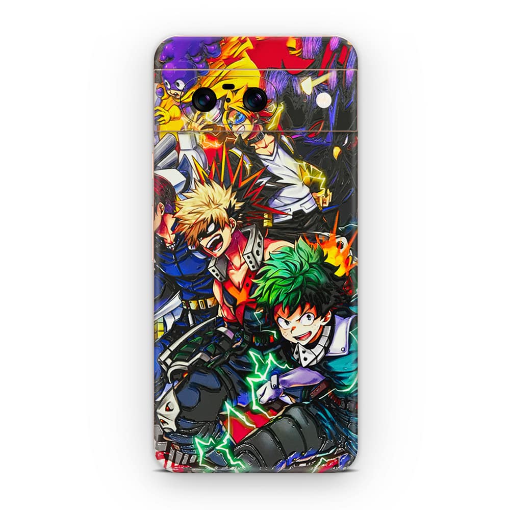 Pixel 8 my hero 3d skin wrapitskin