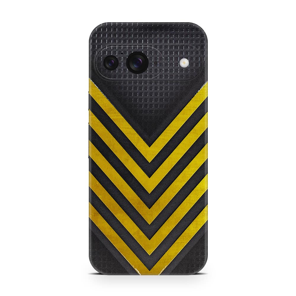 Pixel 9 arrows yellow 3d skin wrapitskin