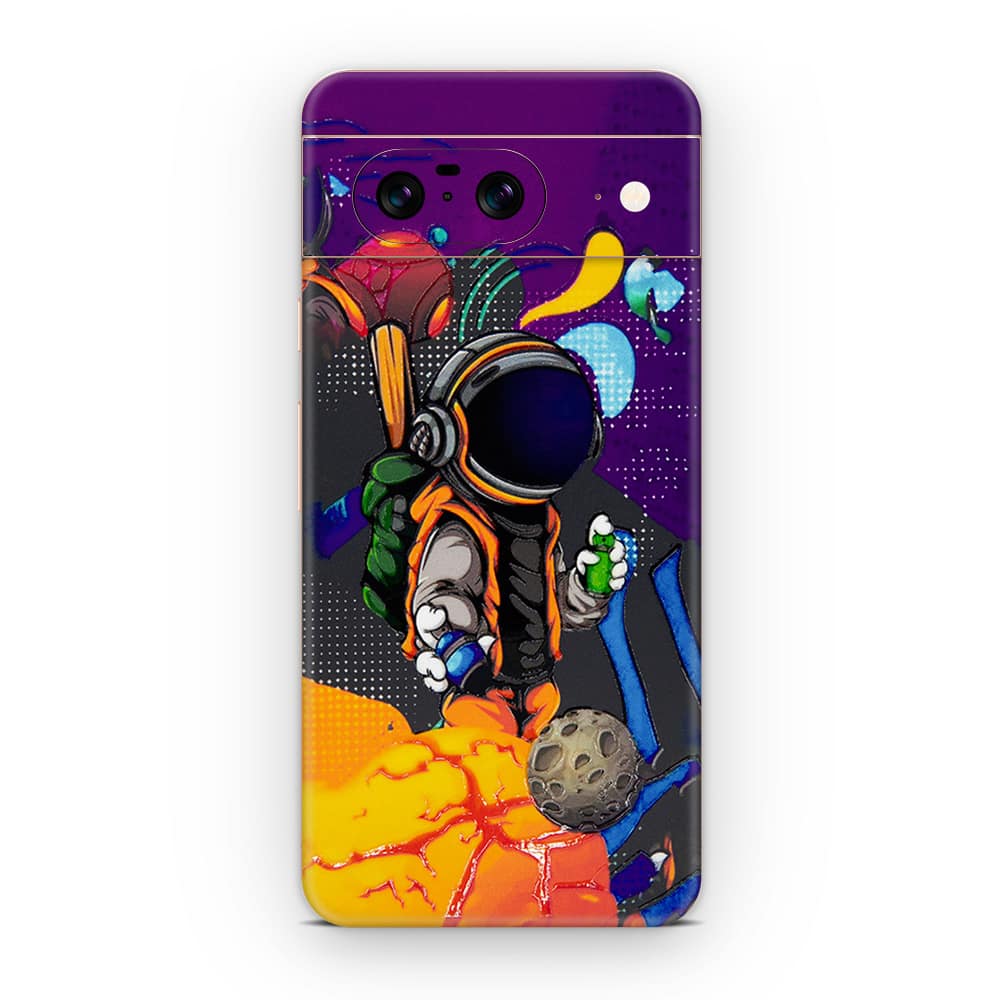 Pixel 8 space doodler 3d skin wrapitskin