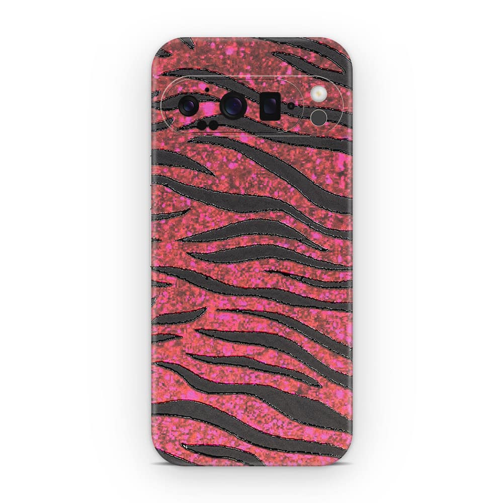 Pixel 9 pro xl red zebra 3d skin wrapitskin