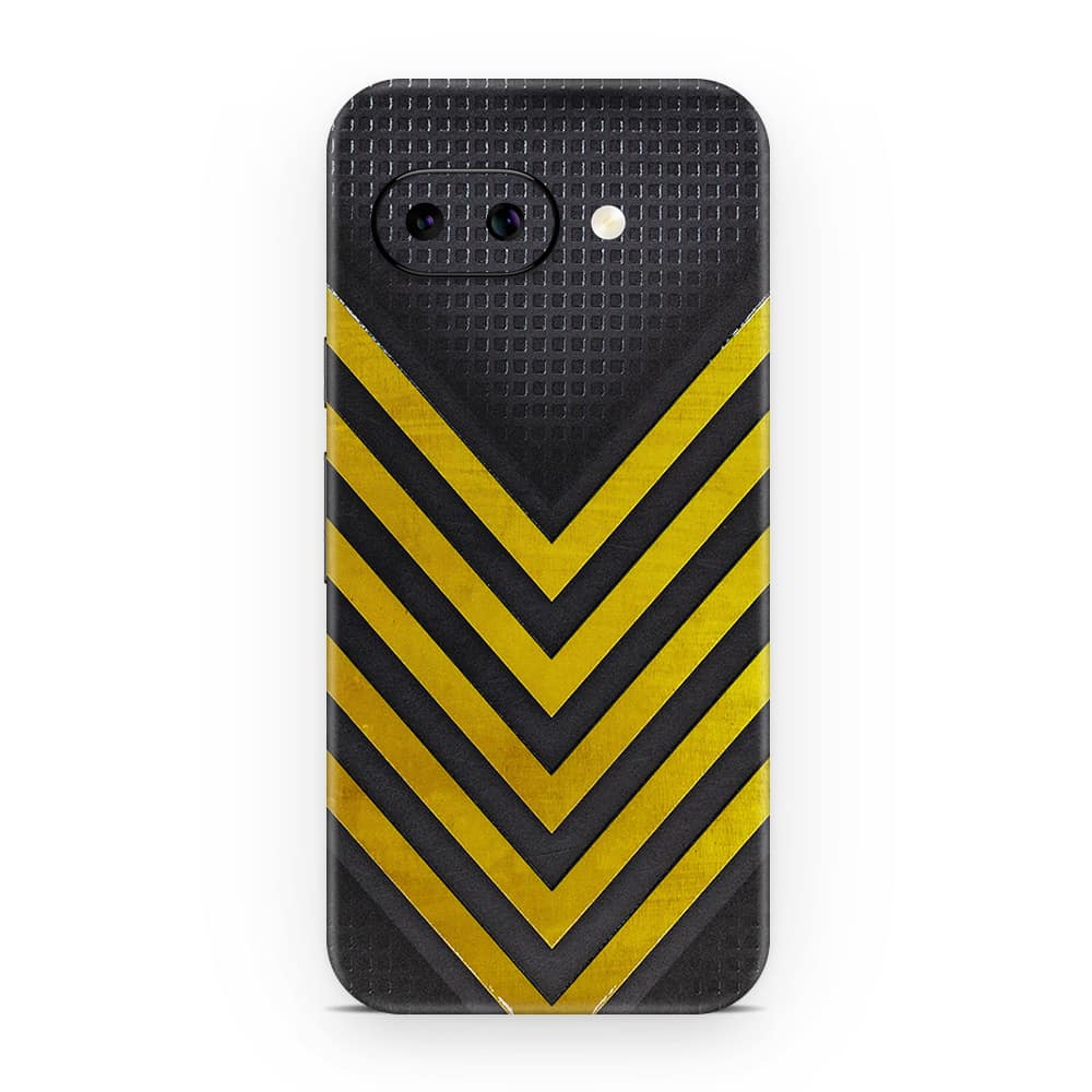Pixel 9a arrows yellow 3d skin wrapitskin
