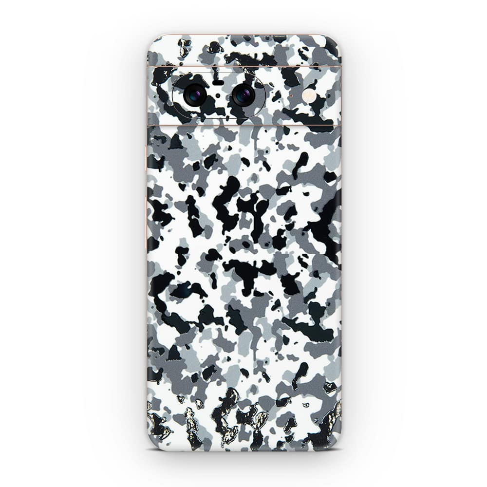 Pixel 8 snow camo 3d skin wrapitskin