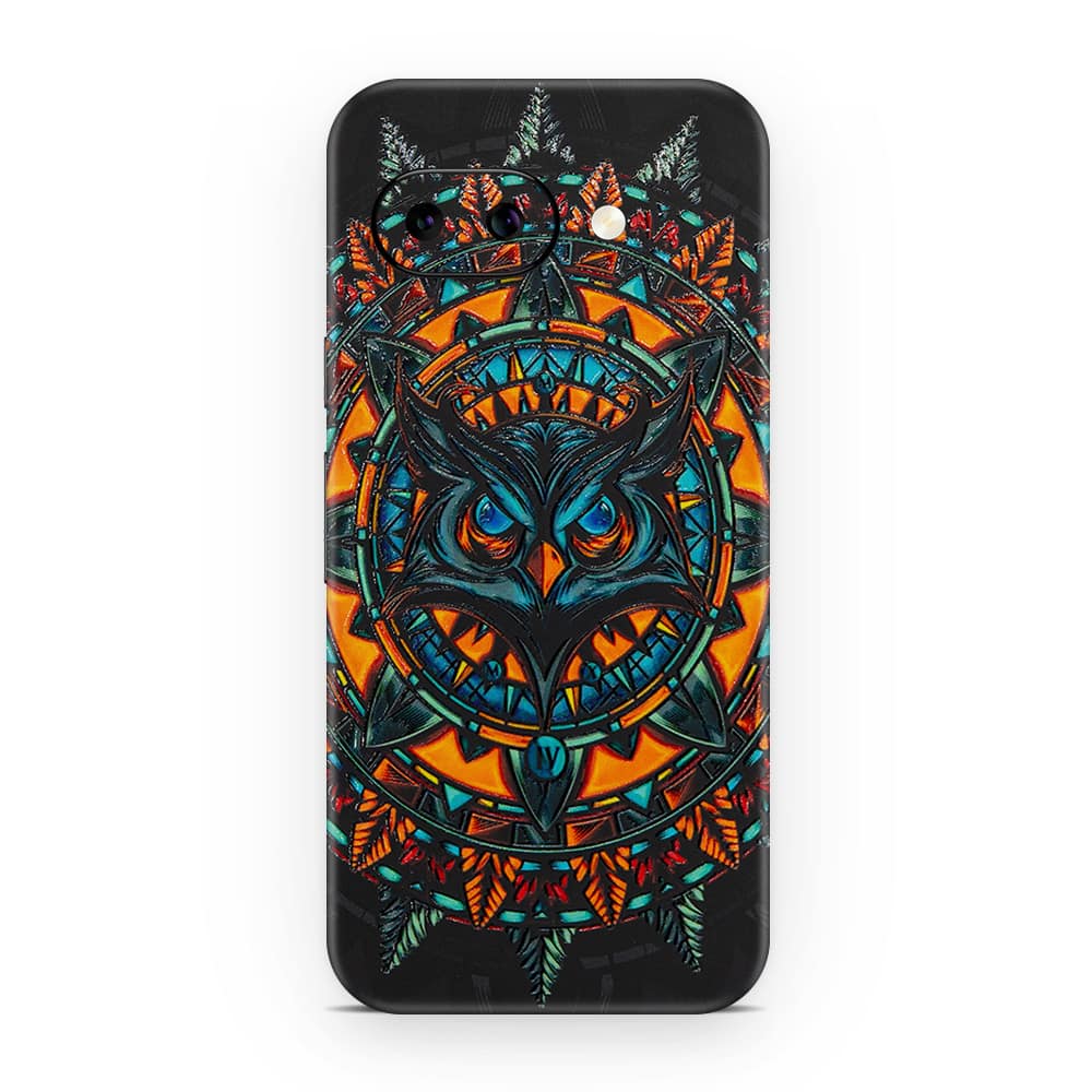 Pixel 9a owl 3d skin wrapitskin