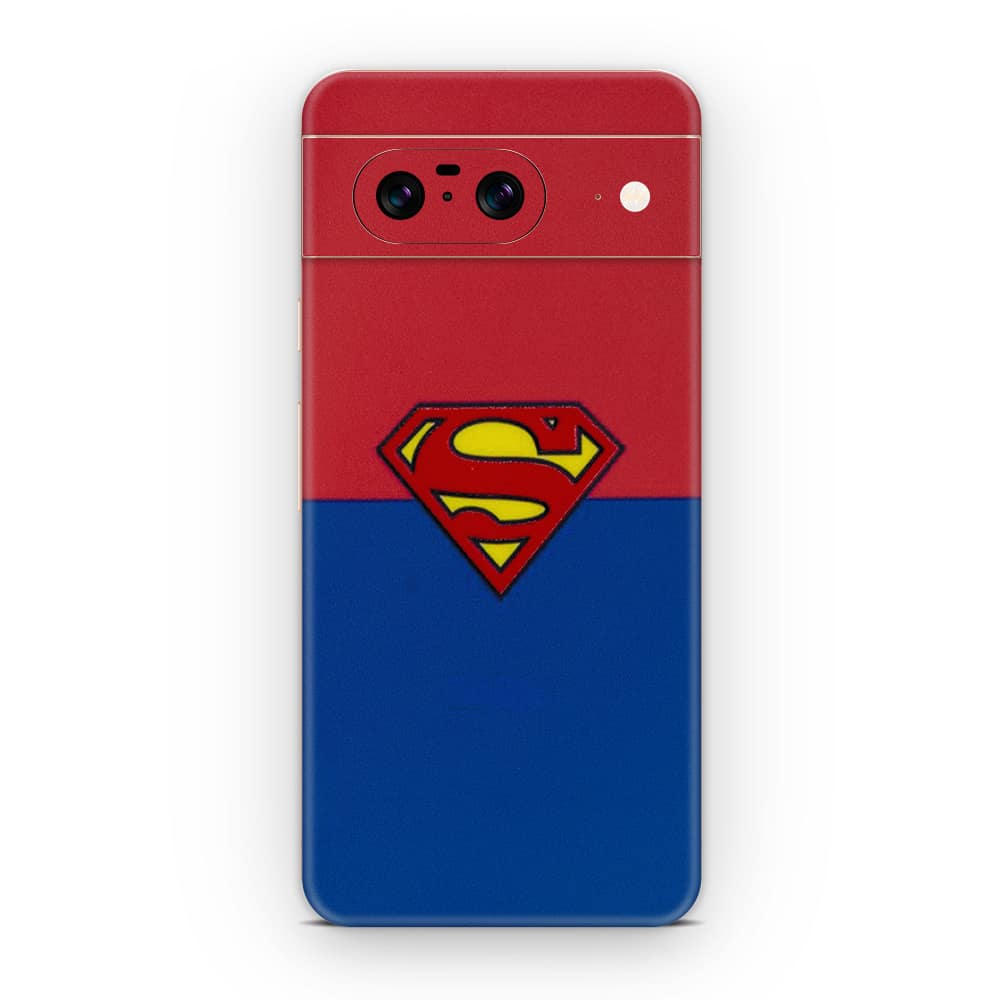 Pixel 8 superman 3d skin wrapitskin