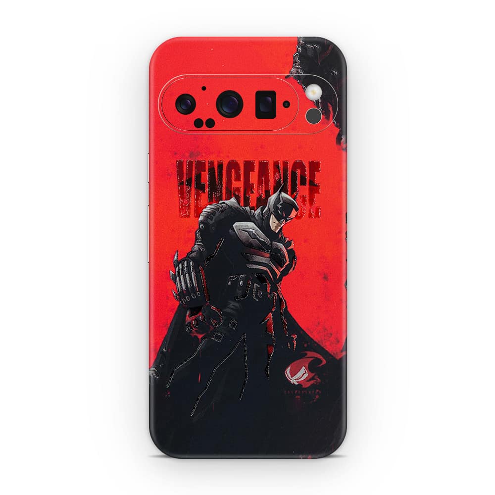 Pixel 9 pro xl batman’s vengeance 3d skin wrapitskin