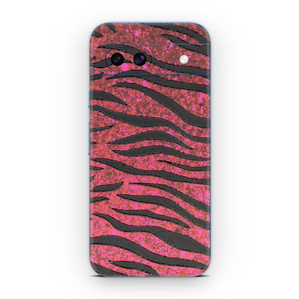Pixel 8a red zebra 3d skin wrapitskin