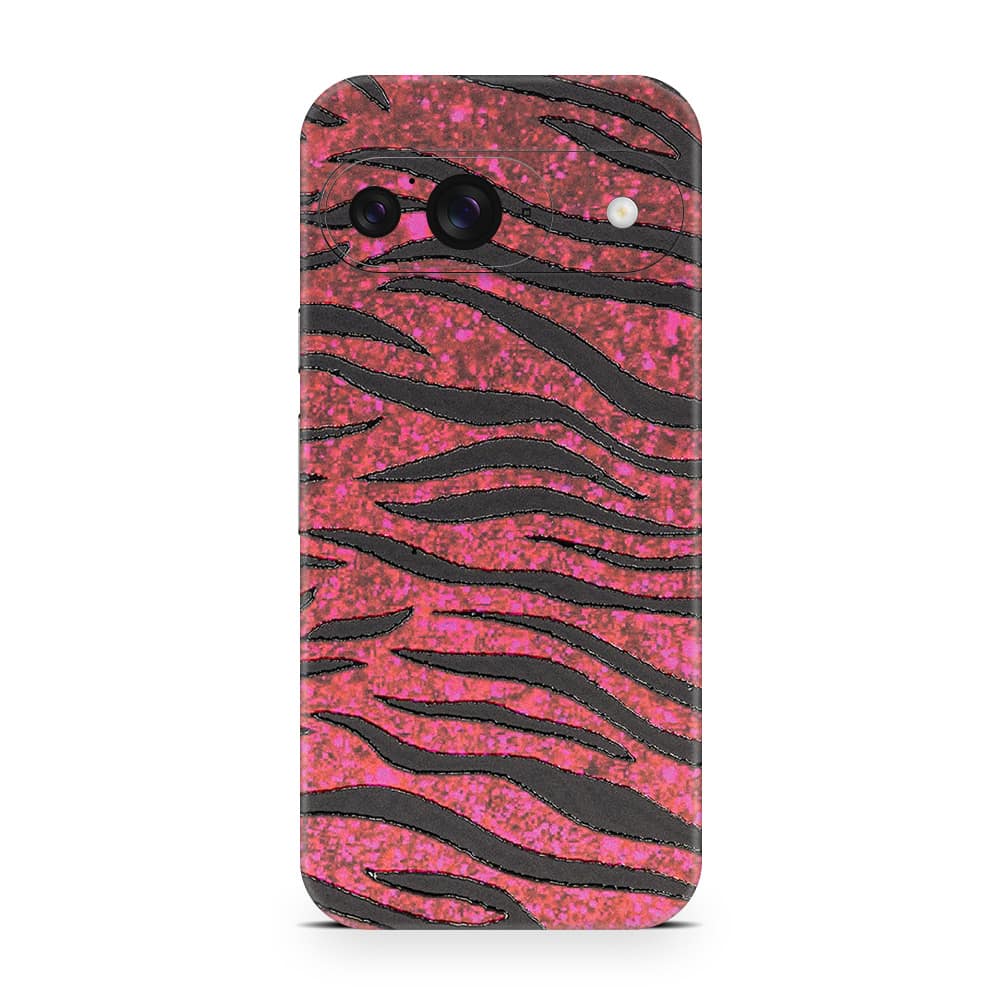 Pixel 9 red zebra 3d skin wrapitskin