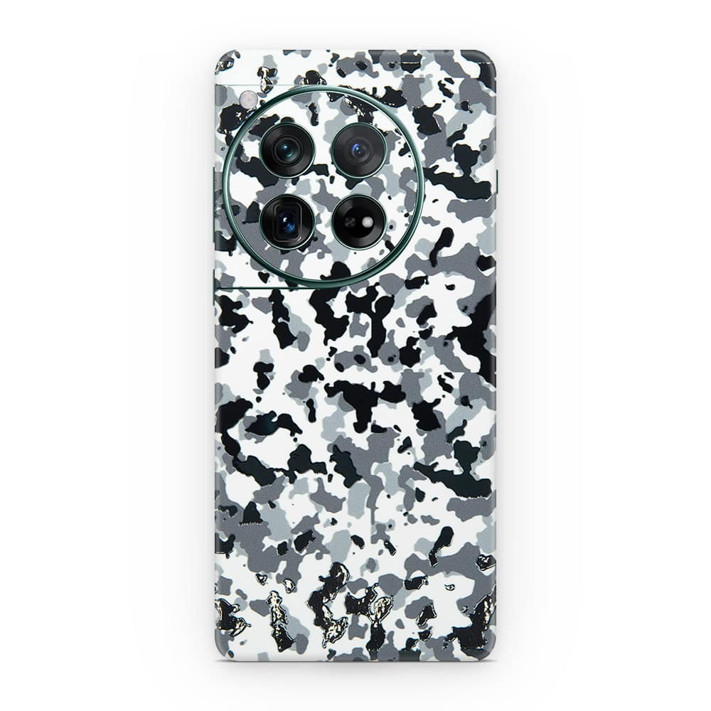 Oneplus 12 snow camo 3d skin wrapitskin