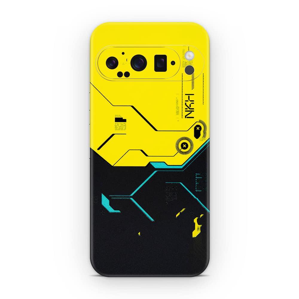 Pixel 9 pro cyberpunk city 3d skin wrapitskin
