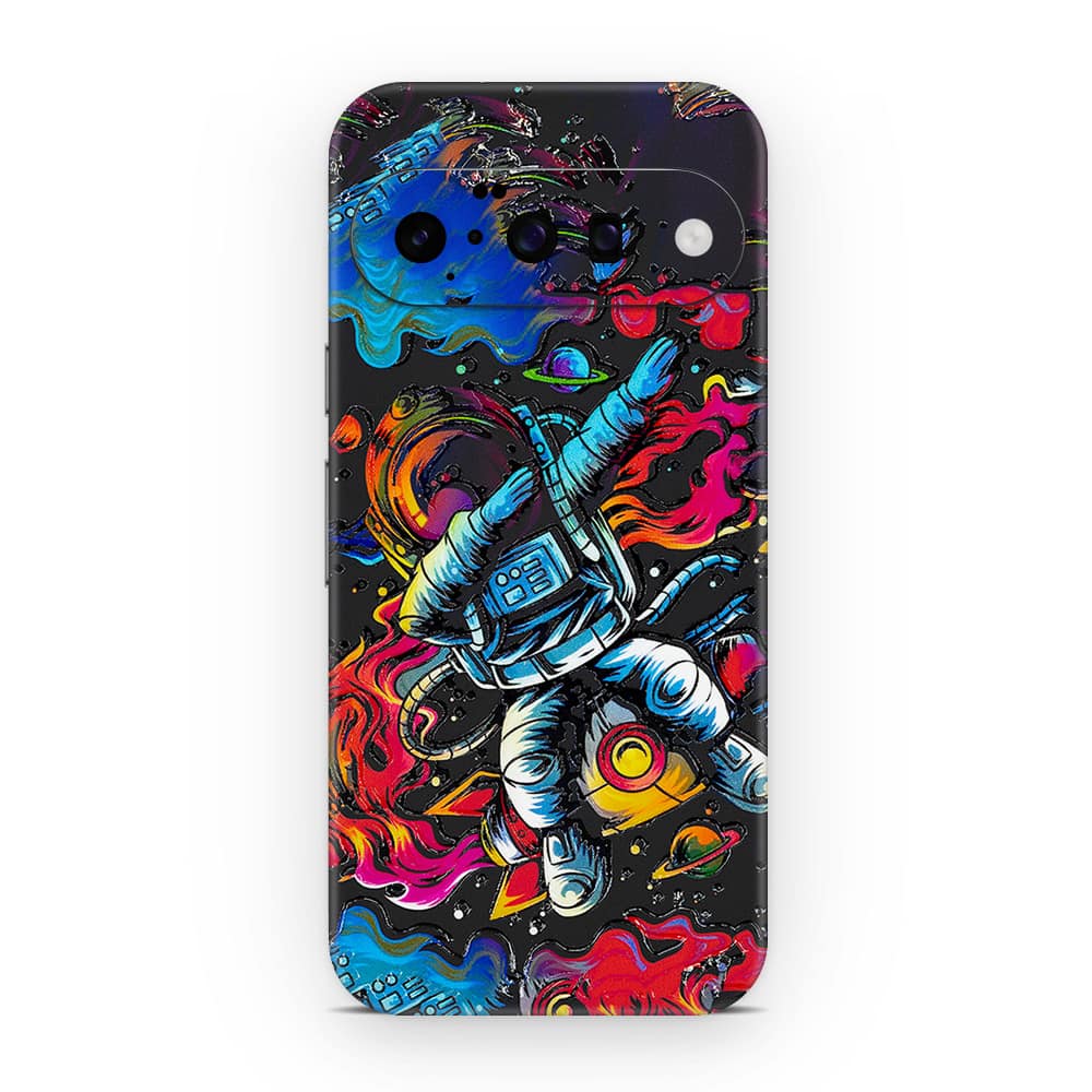 Pixel 10 trippy astronaut 3d skin wrapitskin