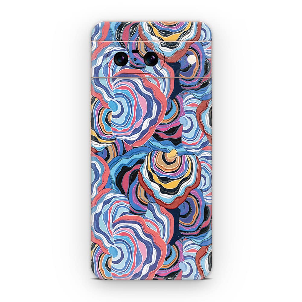 Pixel 8 abstract multicolor 3d skin wrapitskin