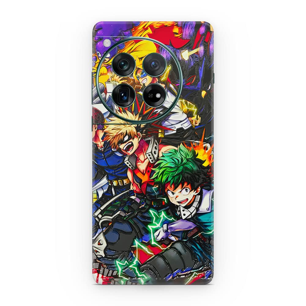 Oneplus 12 my hero 3d skin wrapitskin