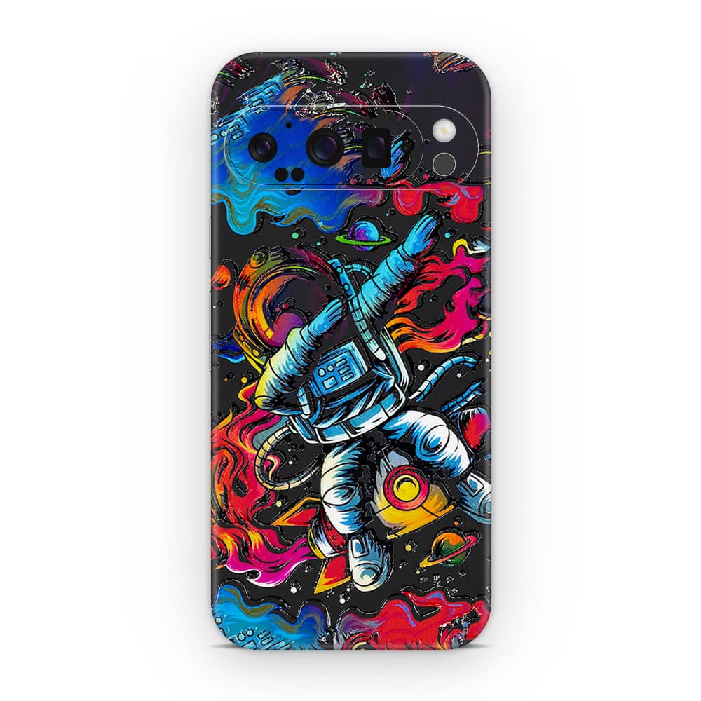 Pixel 9 pro trippy astronaut 3d skin wrapitskin