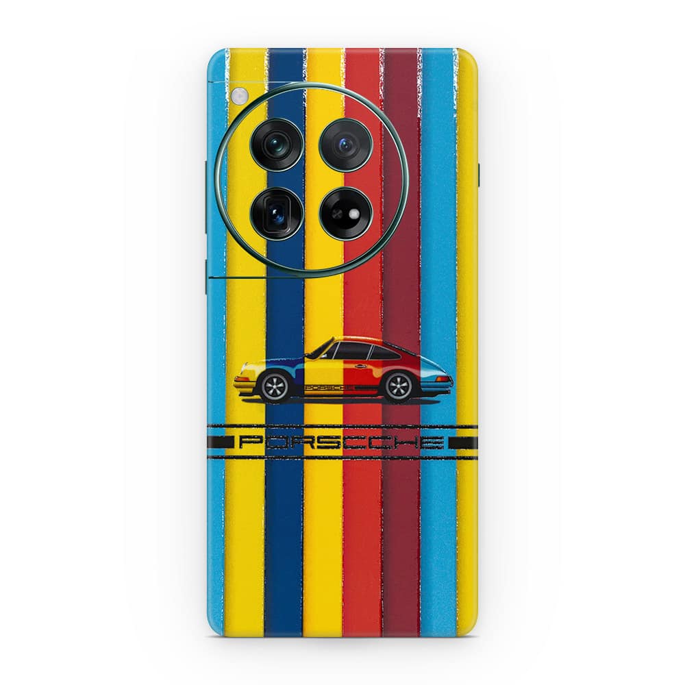 Oneplus 12 porsche multicolor 3d skin wrapitskin