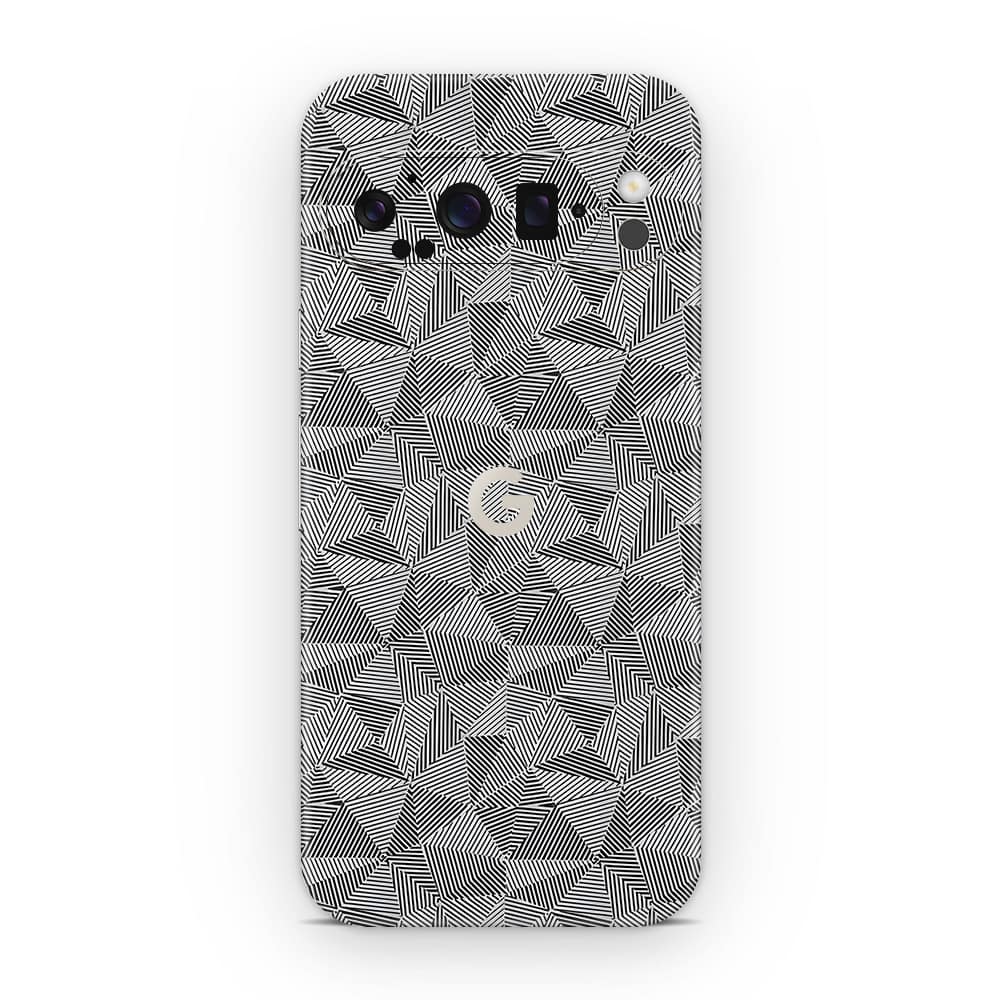 Pixel 9 pro carbon triangle series wrapitskin