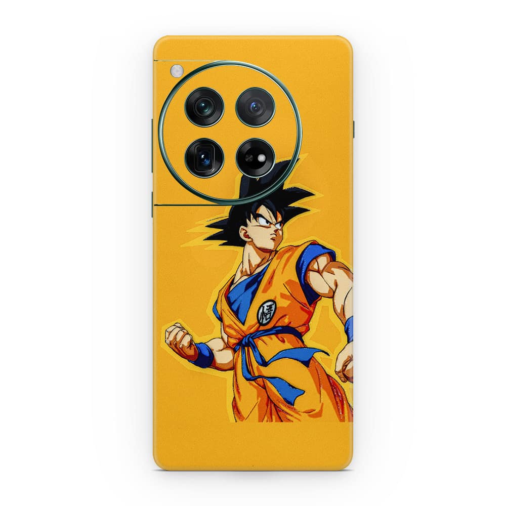 Oneplus 12 goku yellow 3d skin wrapitskin