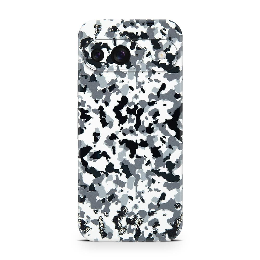 Pixel 9 snow camo 3d skin wrapitskin