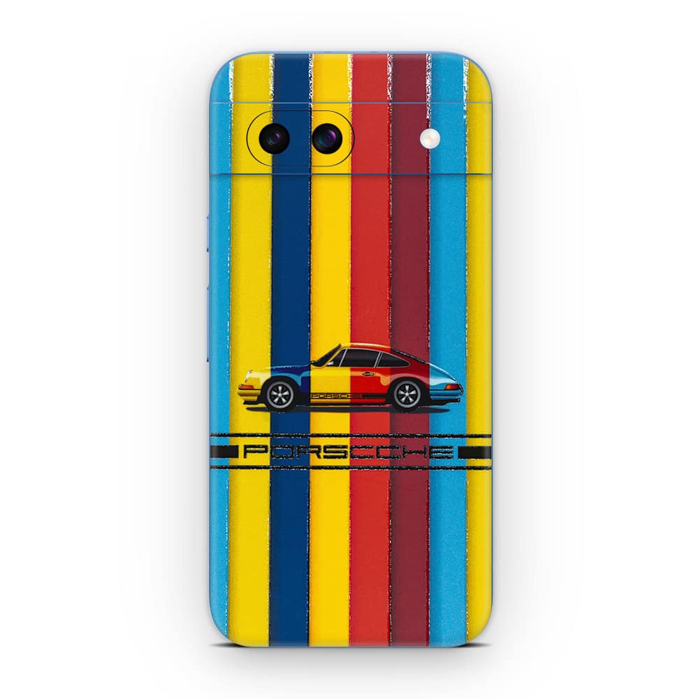 Pixel 8a porsche multicolor 3d skin wrapitskin