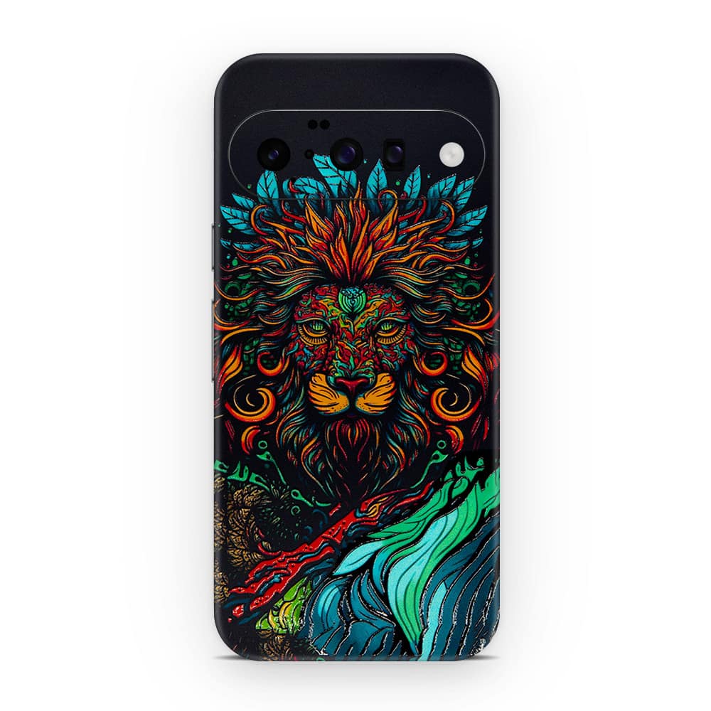 Pixel 10 fierce lion 3d skin wrapitskin
