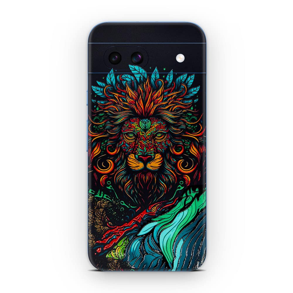 Pixel 8a fierce lion 3d skin wrapitskin