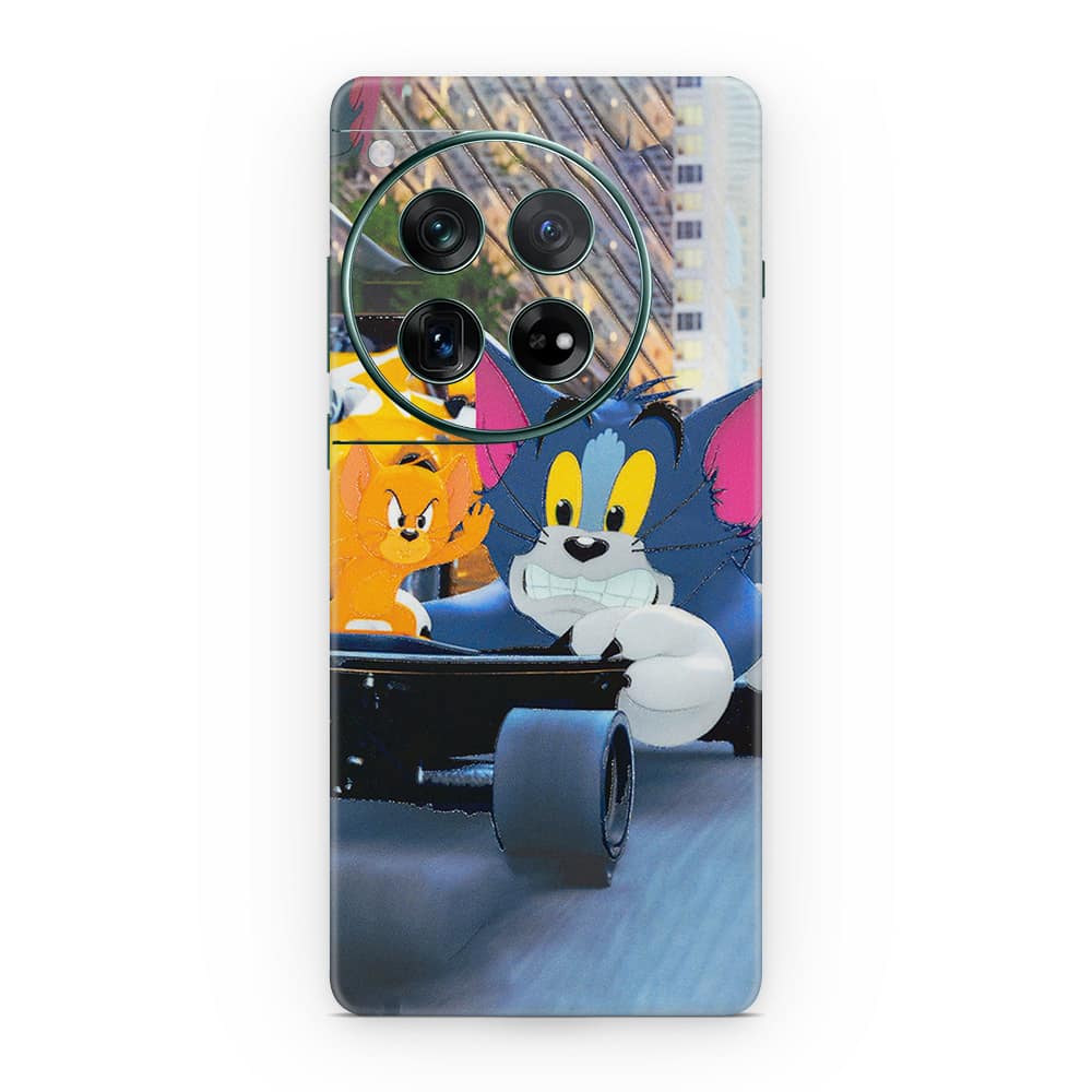Oneplus 12 tom and jerry 3d skin wrapitskin