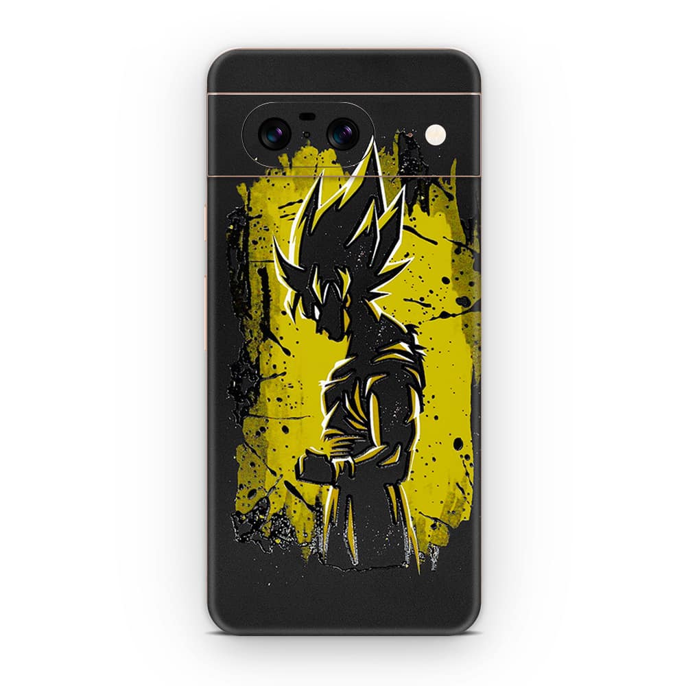 Pixel 8 goku spirit 3d skin wrapitskin