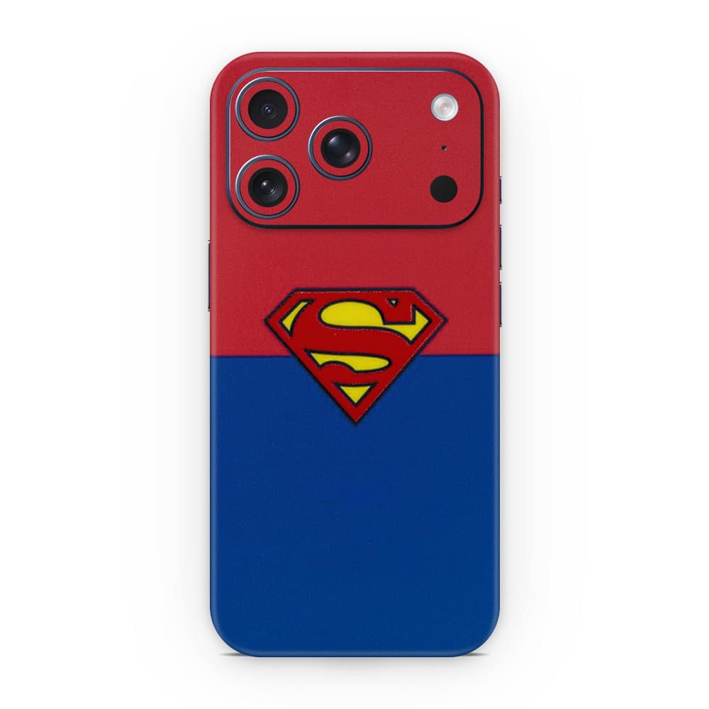 Iphone 17 pro superman 3d skin wrapitskin