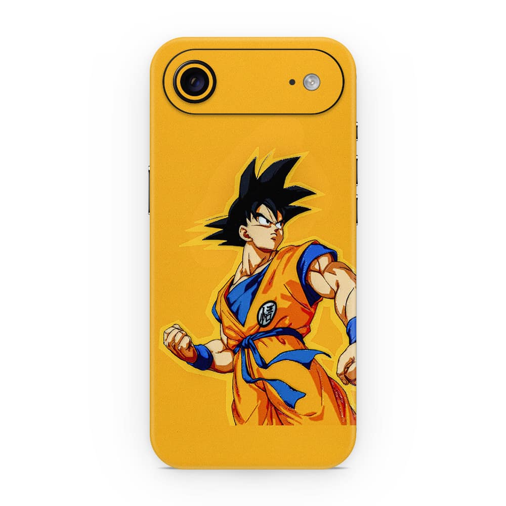 Iphone air goku yellow 3d skin wrapitskin