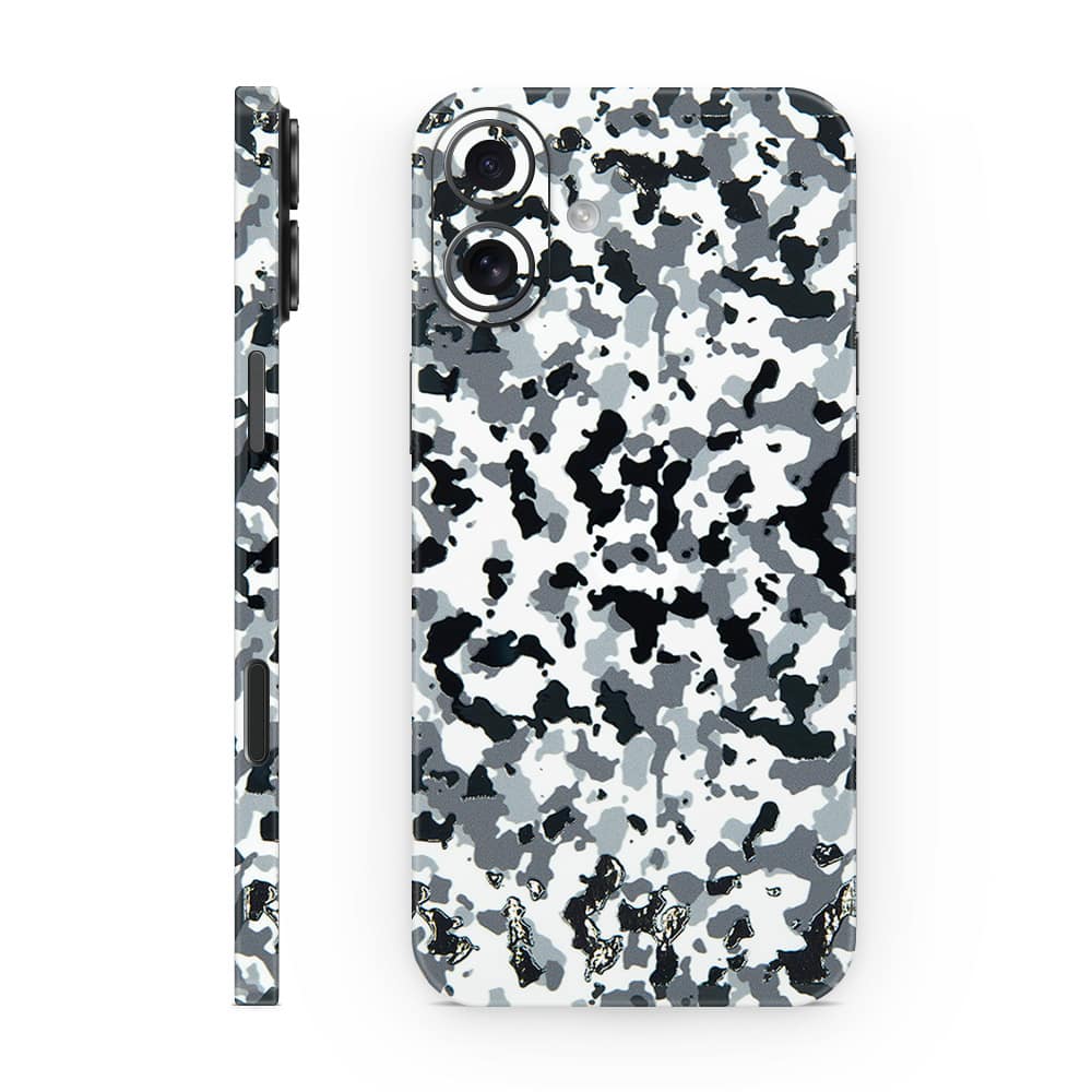 Iphone 17 snow camo 3d skin wrapitskin