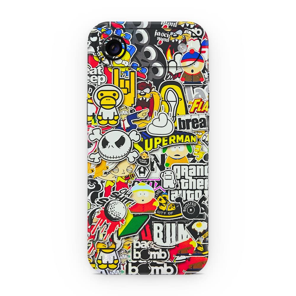 Iphone air sticker bomb 3d skin wrapitskin