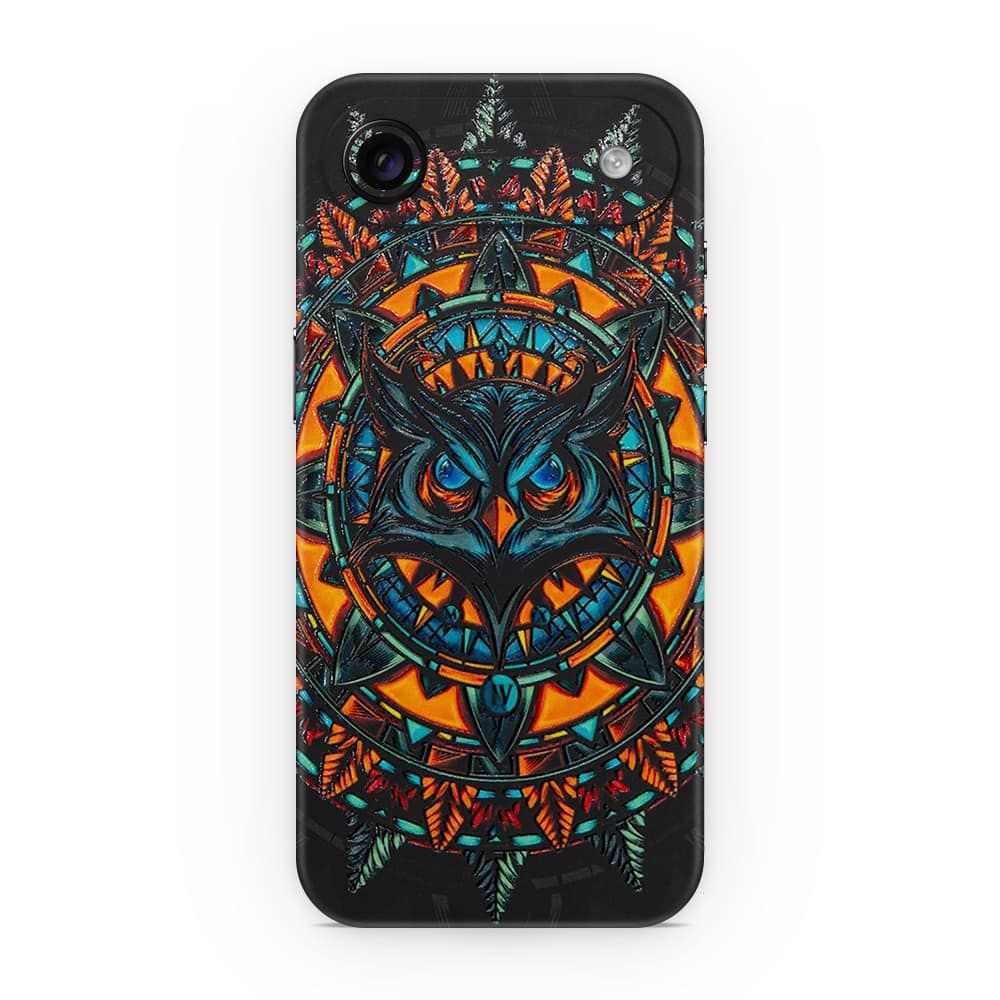 Iphone air owl 3d skin wrapitskin