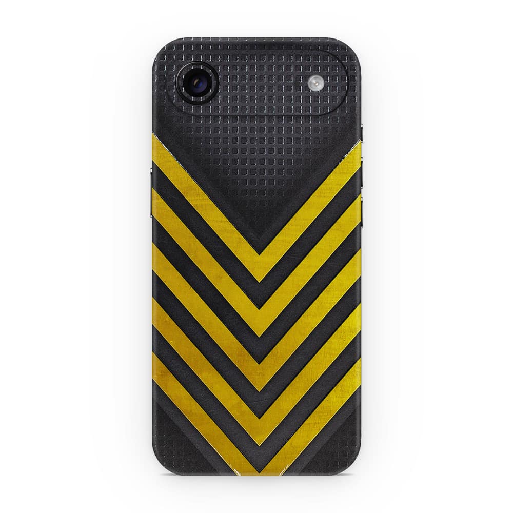 Iphone air arrows yellow 3d skin wrapitskin