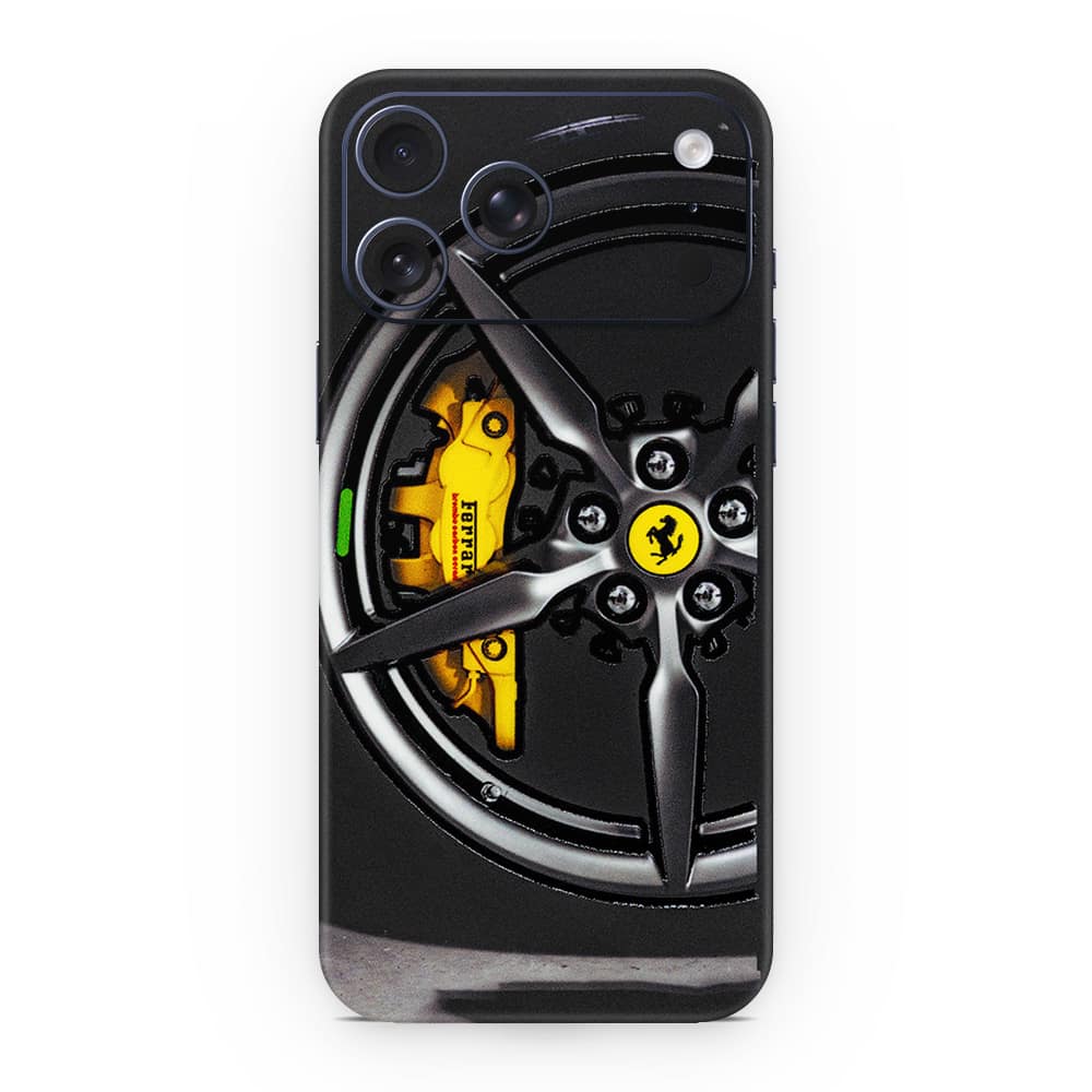 Iphone 17 pro max ferrari rim 3d skin wrapitskin