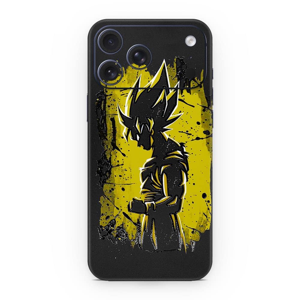 Iphone 17 pro max goku spirit 3d skin wrapitskin