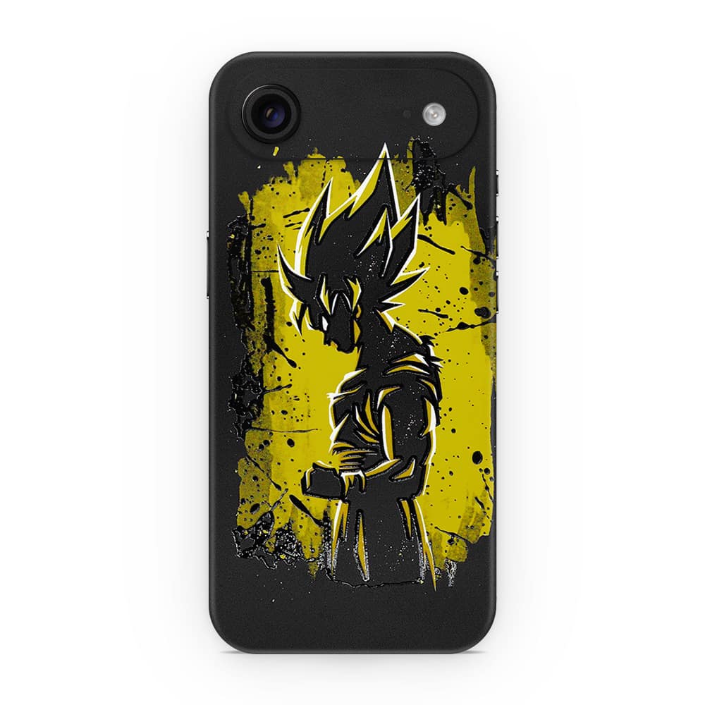 Iphone air goku spirit 3d skin wrapitskin