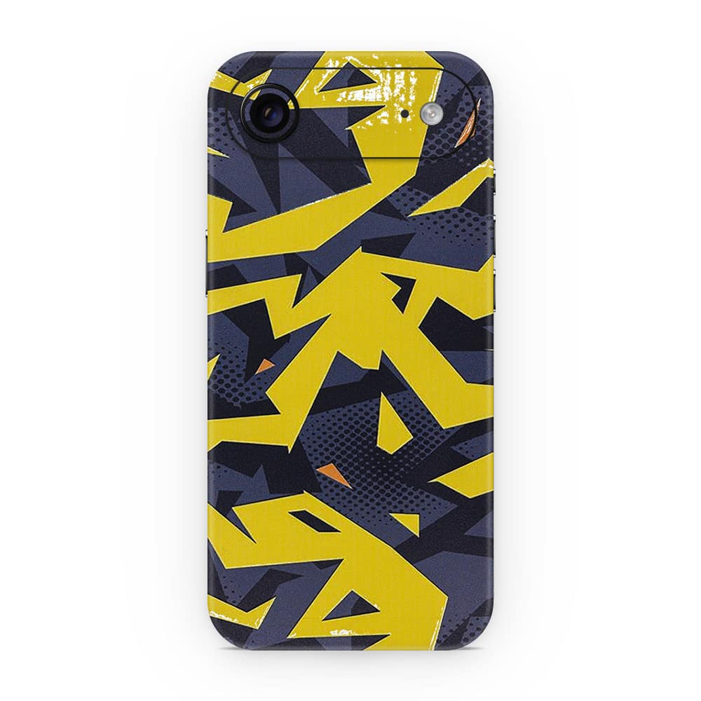 Iphone air abstract yellow 3d skin wrapitskin