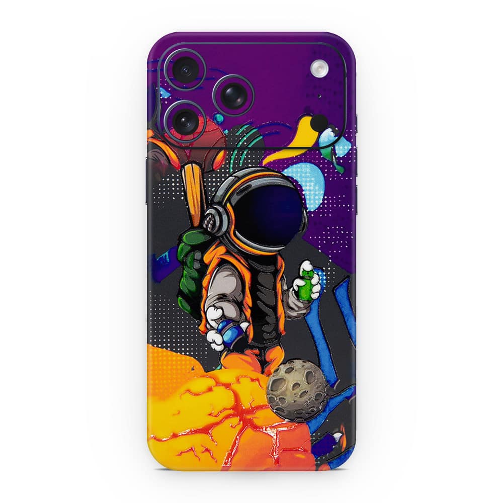 Iphone 17 pro max space doodler 3d skin wrapitskin