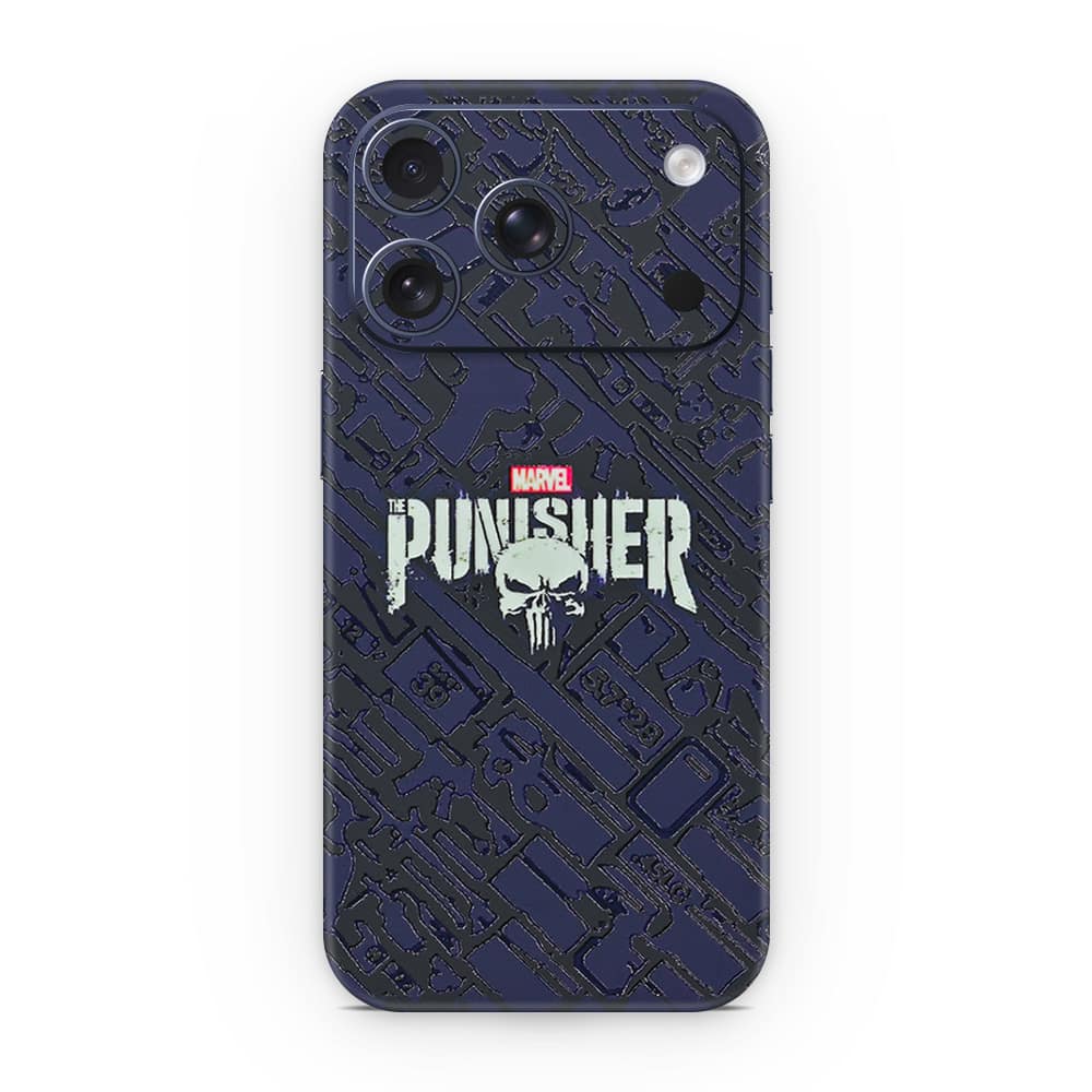 Iphone 17 pro punisher 3d skin wrapitskin