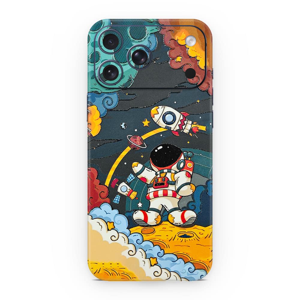 Iphone 17 pro max flight planet 3d skin wrapitskin